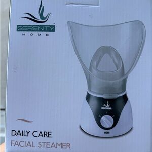 Serenity Skincare Facial Steamer Black and White